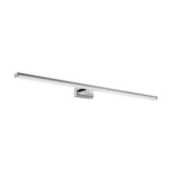   EGLO 96066 PANDELLA 1, beltéri IP44-es LED-es tükörvilágító, LED foglalattal, MAX 14W teljesítménnyel, 1700lm, 4000 K, króm, ezüst / alumínium, műanyag lámpatest, fehér / műanyag búrával, LED nem cserélhető, kapcsoló nélkül