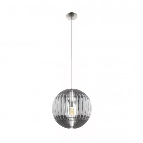 EGLO 96747 OLMERO függeszték, matt nikkel színben, MAX 1X60W teljesítménnyel, E27-es foglalattal, kapcsoló nélkül, IP20 védettséggel ( EGLO 96747 )