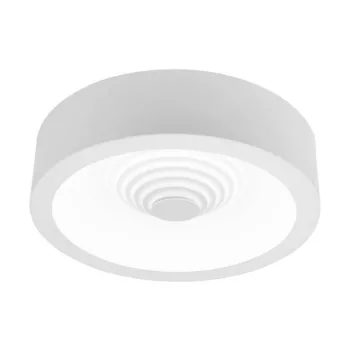   EGLO 96851 LEGANES, beltéri LED-es mennyezeti lámpa, LED foglalattal, MAX 25,5W teljesítménnyel, 3000lm, 3000 K, fehér / acél lámpatest, IP20, fehér / műanyag búrával, cserélhető LED, kapcsoló nélkül