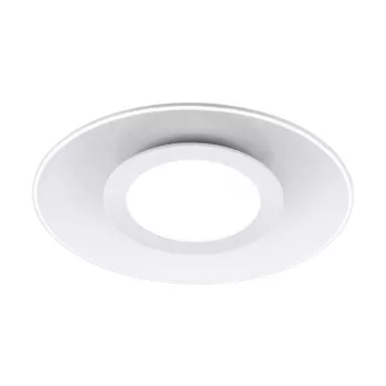   EGLO 96934 REDUCTA, beltéri LED-es mennyezeti lámpa, LED foglalattal, MAX 19W teljesítménnyel, 2500lm, 3000 K, fehér / alumíniumöntvény lámpatest, IP20, szatinált / műanyag búrával, on/off at the switch, LED nem cserélhető, kapcsoló nélkül