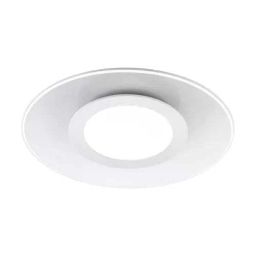 EGLO 96934 REDUCTA, beltéri LED-es mennyezeti lámpa, LED foglalattal, MAX 19W teljesítménnyel, 2500lm, 3000 K, fehér / alumíniumöntvény lámpatest, IP20, szatinált / műanyag búrával, on/off at the switch, LED nem cserélhető, kapcsoló nélkül