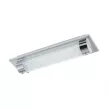 EGLO 97054 TOLORICO, beltéri IP44-es LED-es fali-mennyezeti lámpa, LED foglalattal, MAX 8W teljesítménnyel, 1100lm, 4000 K, króm / nemesacél lámpatest, áttetsző / műanyag, kristály búrával, LED nem cserélhető, kapcsoló nélkül