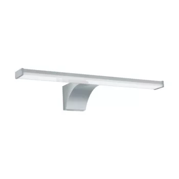   EGLO 97059 PANDELLA 2, beltéri IP44-es LED-es tükörvilágító, LED foglalattal, MAX 7,2W teljesítménnyel, 1000lm, 4000 K, ezüst, króm / műanyag lámpatest, fehér / műanyag búrával, LED nem cserélhető, mozgásérzékelővel
