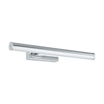   EGLO 97081 VADUMI, beltéri IP44-es LED-es fali lámpa, LED foglalattal, MAX 7,4W teljesítménnyel, 900lm, 4000 K, króm / műanyag lámpatest, fehér / műanyag búrával, LED nem cserélhető, kapcsoló nélkül