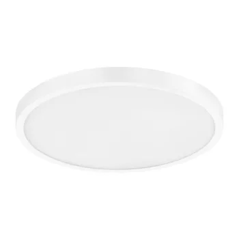   EGLO 97262 FUEVA 1, beltéri LED-es falon kívüli lámpa, LED foglalattal, MAX 25W teljesítménnyel, 2500lm, 3000 K, fehér / alumínium lámpatest, IP20, fehér / műanyag búrával, LED nem cserélhető, kapcsoló nélkül