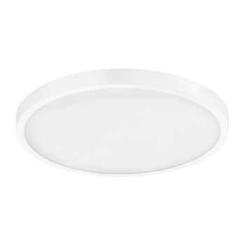   EGLO 97266 FUEVA 1, beltéri LED-es falon kívüli lámpa, LED foglalattal, MAX 25W teljesítménnyel, 2500lm, 4000 K, fehér / alumínium lámpatest, IP20, fehér / műanyag búrával, LED nem cserélhető, kapcsoló nélkül
