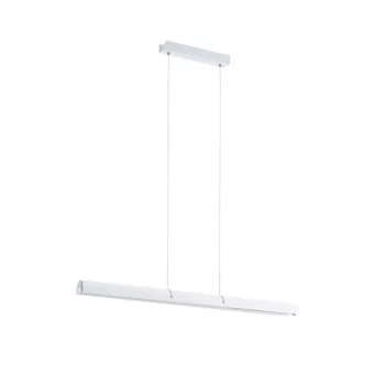   EGLO 97497 CALDINA, beltéri LED-es függeszték, LED foglalattal, MAX 21W teljesítménnyel, 2500lm, 3000 K, fehér, króm / acél, alumínium lámpatest, IP20, LED nem cserélhető, kapcsoló nélkül