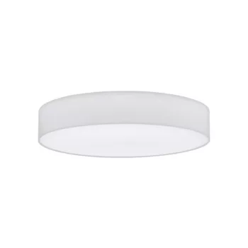   EGLO 97615 PASTERI, beltéri mennyezeti lámpa, E27 foglalattal, MAX 5X25W teljesítménnyel, fehér / acél lámpatest, IP20, fehér / textil búrával, kapcsoló nélkül