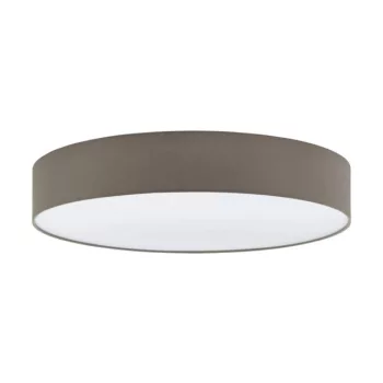   EGLO 97616 PASTERI, beltéri mennyezeti lámpa, E27 foglalattal, MAX 5X25W teljesítménnyel, fehér / acél lámpatest, IP20, tópszín, fehér / textil búrával, kapcsoló nélkül