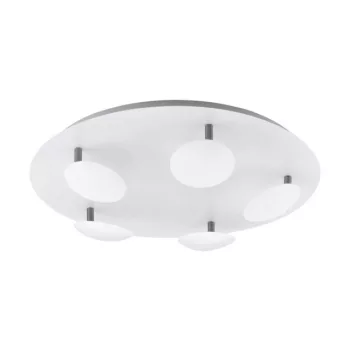   EGLO 97648 CERTINO LED mennyezeti lámpa ( beltéri ), fehér, matt nikkel színben, MAX 5X4,5W teljesítménnyel, LED fényforrással, 3000K színhőmérséklettel, kapcsoló nélkül ( EGLO 97648 )