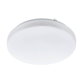   EGLO 97871 FRANIA, beltéri LED-es fali-mennyezeti lámpa, LED foglalattal, MAX 11,5W teljesítménnyel, 1350lm, 3000 K, fehér / acél lámpatest, IP20, fehér / műanyag búrával, LED nem cserélhető, kapcsoló nélkül