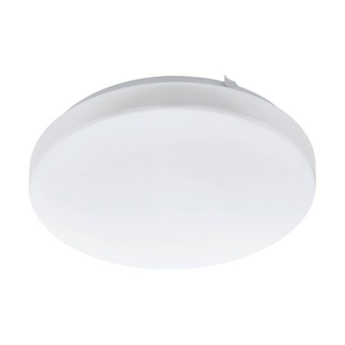 EGLO 97871 FRANIA, beltéri LED-es fali-mennyezeti lámpa, LED foglalattal, MAX 11,5W teljesítménnyel, 1350lm, 3000 K, fehér / acél lámpatest, IP20, fehér / műanyag búrával, LED nem cserélhető, kapcsoló nélkül