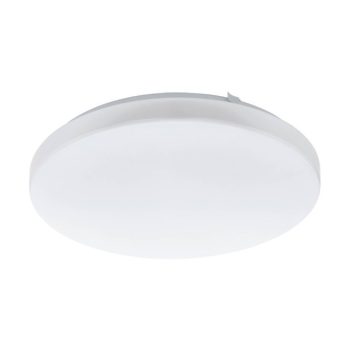   EGLO 97872 FRANIA, beltéri LED-es fali-mennyezeti lámpa, LED foglalattal, MAX 17,3W teljesítménnyel, 2000lm, 3000 K, fehér / acél lámpatest, IP20, fehér / műanyag búrával, LED nem cserélhető, kapcsoló nélkül