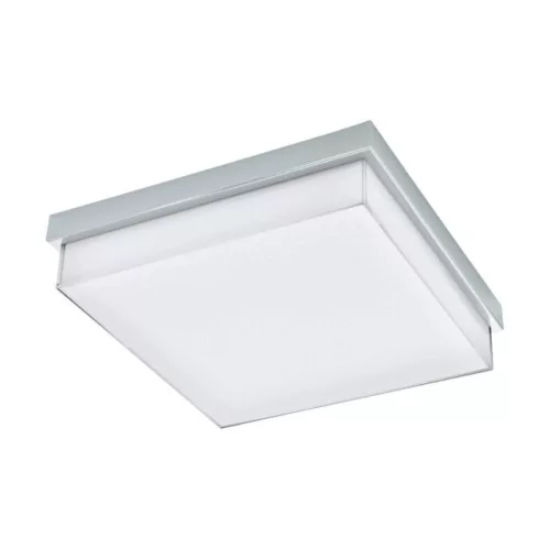 EGLO 97971 ISLETAS, beltéri IP44-es LED-es fali-mennyezeti lámpa, LED foglalattal, MAX 23,5W teljesítménnyel, 2900lm, 4000 K, króm / acél lámpatest, fehér / kristály hatású üveg búrával, LED nem cserélhető, kapcsoló nélkül