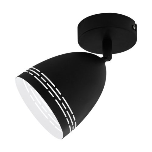 EGLO 98167 SABATELLA beltéri spot lámpa, fekete, fehér színben, MAX 1X28W teljesítménnyel, E14 foglalattal, kapcsoló nélkül ( EGLO 98167 )