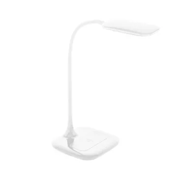   EGLO 98247 MASSERIE, beltéri LED-es asztali lámpa, LED foglalattal, MAX 3,4W teljesítménnyel, 470lm, 4000 K, fehér / műanyag lámpatest, IP20, színhőmérséklet szabályzás 3 lépésben ( Qi-töltő ), LED nem cserélhető, dimmelős érintőkapcsolóval