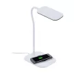 EGLO 98247 MASSERIE, beltéri LED-es asztali lámpa, LED foglalattal, MAX 3,4W teljesítménnyel, 470lm, 4000 K, fehér / műanyag lámpatest, IP20, színhőmérséklet szabályzás 3 lépésben ( Qi-töltő ), LED nem cserélhető, dimmelős érintőkapcsolóval