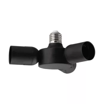   EGLO 98279 RUEDA adapter E27 ( 3xE27) foglalattal fehér, fekete színben, MAX 3X20W teljesítménnyel, E27-es foglalattal, kapcsoló nélkül ( EGLO 98279 )