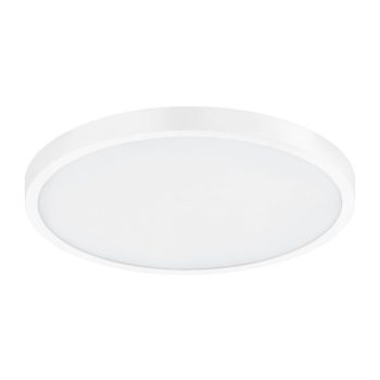   EGLO 98293 FUEVA-A, beltéri LED-es falon kívüli lámpa, LED foglalattal, MAX 20W, 2650lm, 2700 K-6500 K, fehér / alumínium lámpatest, IP20, fehér / műanyag búrával, színhőmérséklet szabályzás távírányítóval, LED nem cserélhető, kapcsoló nélkül