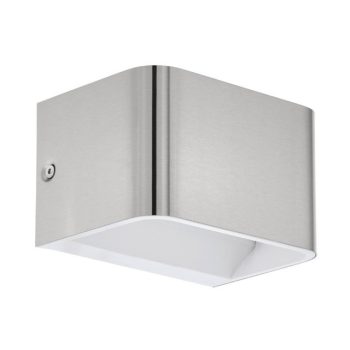   EGLO 98424 SANIA 4, beltéri LED-es fali lámpa, LED foglalattal, MAX 6W teljesítménnyel, 600lm, 3000 K, matt nikkel / alumínium lámpatest, IP20, LED nem cserélhető, kapcsoló nélkül