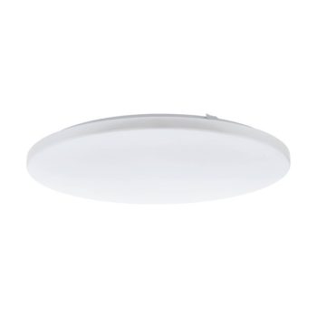   EGLO 98446 FRANIA, beltéri LED-es fali-mennyezeti lámpa, LED foglalattal, MAX 49,5W teljesítménnyel, 5700lm, 3000 K, fehér / acél lámpatest, IP20, fehér / műanyag búrával, LED nem cserélhető, kapcsoló nélkül