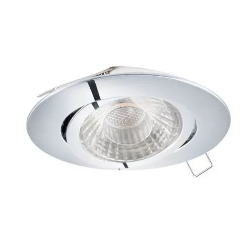 EGLO 98643 TEDO, beltéri süllyesztett lámpa, GU10 foglalattal, MAX 1X5W teljesítménnyel, króm / alumíniumöntvény lámpatest, IP20, kapcsoló nélkül