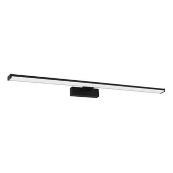   EGLO 98677 PANDELLA 1, beltéri IP44-es LED-es tükörvilágító, LED foglalattal, MAX 14W teljesítménnyel, 1700lm, 4000 K, fekete / alumínium, műanyag lámpatest, fehér / műanyag búrával, LED nem cserélhető, kapcsoló nélkül