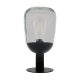 EGLO 98702 DONATORI, kültéri, IP44-es talapzatos állólámpa, E27-es foglalattal, MAX 1X60W teljesítménnyel, fekete / alumíniumöntvény lámpatest, kapcsoló nélküli, áttetsző / üveg búrával