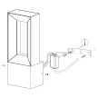 EGLO 98725 RIFORANO kültéri fali lámpa, fekete színben, 1100lm, 2X5W teljesítménnyel, IP44 védelemmel, 3000K, 5 év garanciával ( EGLO 98725 )