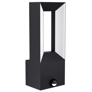   EGLO 98726 RIFORANO kültéri fali lámpa, fekete színben, 1100lm, 2X5W teljesítménnyel, IP44 védelemmel, 3000K, 5 év garanciával ( EGLO 98726 )