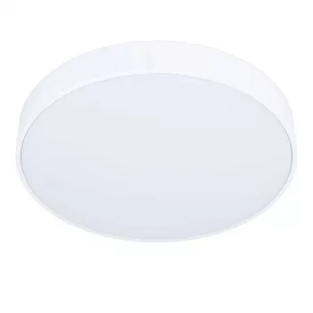   EGLO 98891 ZUBIETA-A, beltéri LED-es falon kívüli lámpa, LED foglalattal, MAX 18W, 1900lm, 2700 K-6500 K, fehér/acél lámpatest, IP20, fehér/műanyag búrával, színhőmérséklet szabályzás távírányítóval ( tartozék ), LED nem cserélhető, kapcsoló nélkül