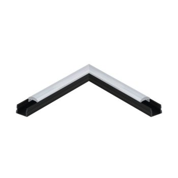   EGLO 98939 SURFACE PROFILE 3 LED szalaghoz Sarokösszekötő elem 98937-hez fekete, 110 mm x 0 mm x 0 mm