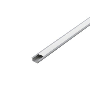   EGLO 98978 RECESSED PROFILE 1 LED szalaghoz Alu süllyeszthető led profil 9mm opál diffúzorral 2m, 2000 mm x 23 mm x 9 mm