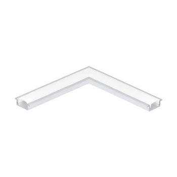   EGLO 98983 RECESSED PROFILE 1 LED szalaghoz Sarokösszekötő elem 98981-hez fehér, 110 mm x 0 mm x 0 mm