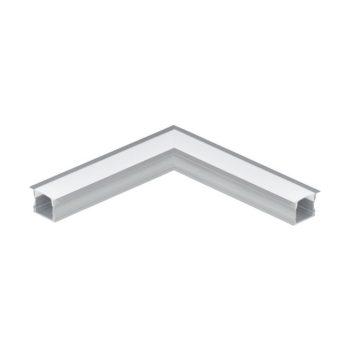   EGLO 98989 RECESSED PROFILE 2 LED szalaghoz Alu sarokösszekötő elem 98987-hez, 110 mm x 0 mm x 0 mm