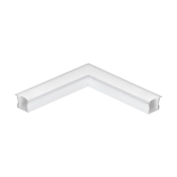   EGLO 98993 RECESSED PROFILE 2 LED szalaghoz Sarokösszekötő elem 98991-hez fehér, 110 mm x 0 mm x 0 mm