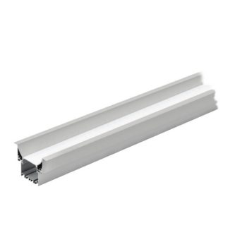   EGLO 98999 RECESSED PROFILE 3 LED szalaghoz Alu süllyeszthető led profil opál diffúzorral 1m, 1000 mm x 65 mm x 45 mm
