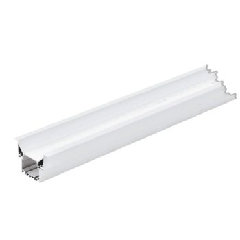   EGLO 99003 RECESSED PROFILE 3 LED szalaghoz süllyeszthető led profil opál diffúzorral 2m fehér, 2000 mm x 0 mm x 0 mm