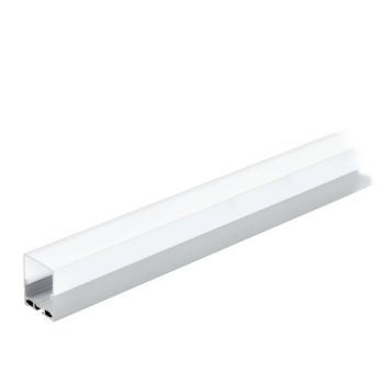  EGLO 99007 SURFACE PROFILE 6 LED szalaghoz Alu mennyezeti led profil 45mm opál diffúzorral 2m, 2000 mm x 35 mm x 45 mm