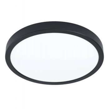   EGLO 99224 FUEVA 5, beltéri LED-es falon kívüli lámpa, LED foglalattal, MAX 20W teljesítménnyel, 2300lm, 3000 K, fekete / acél lámpatest, IP20, fehér / műanyag búrával, LED nem cserélhető, kapcsoló nélkül