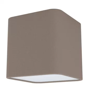   EGLO 99302 POSADERRA, beltéri mennyezeti lámpa, E27 foglalattal, MAX 1X28W teljesítménnyel, fehér / acél lámpatest, tópszín, fehér / textil, műanyag búrával, kapcsoló nélkül