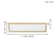 EGLO 99473 PIGLIONASSO beltéri mennyezeti lámpa, fehér színben, 4700lm, 32W teljesítménnyel, IP20 védelemmel, 4000K, 5 év garanciával ( EGLO 99473 )