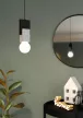 EGLO 99531 LOBATIA beltéri függeszték, fekete színben, E27 foglalattal, max 1X40W teljesítmény, IP20 védelemmel, 2 év garanciával ( EGLO 99531 )