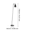 EGLO 99547 CANTERRAS beltéri állólámpa, fekete színben, E27 foglalattal, max 1X40W teljesítmény, IP20 védelemmel, 2 év garanciával ( EGLO 99547 )