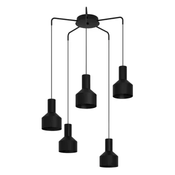   EGLO 99553 CASIBARE beltéri függeszték, fekete színben, E27 foglalattal, max 5X40W teljesítmény, IP20 védelemmel, 2 év garanciával ( EGLO 99553 )