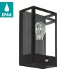 EGLO 99587 ALAMONTE kültéri fali lámpa, fekete színben, E27 foglalattal, max 1X60W teljesítmény, IP44 védelemmel, 2 év garanciával ( EGLO 99587 )