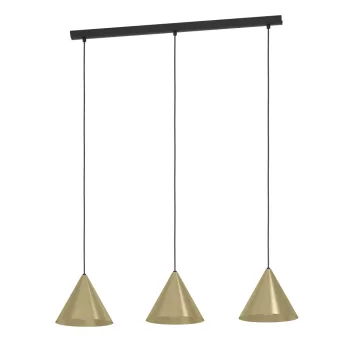   EGLO 99592 NARICES beltéri függeszték, fekete színben, E27 foglalattal, max 3X40W teljesítmény, IP20 védelemmel, 2 év garanciával ( EGLO 99592 )
