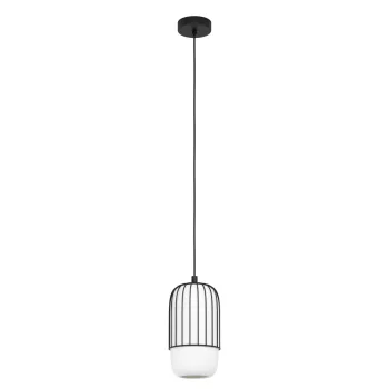   EGLO 99618 MULEGES beltéri függeszték, fekete színben, E27 foglalattal, max 1X40W teljesítmény, IP20 védelemmel, 2 év garanciával ( EGLO 99618 )