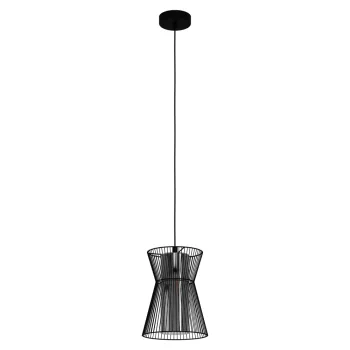   EGLO 99633 MASETA beltéri függeszték, fekete színben, E27 foglalattal, max 1X40W teljesítmény, IP20 védelemmel, 2 év garanciával ( EGLO 99633 )