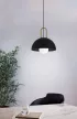 EGLO 99693 CALMANERA beltéri függeszték, fekete, sárgaréz színben, E27 foglalattal, max 1X40W teljesítmény, IP20 védelemmel, 2 év garanciával ( EGLO 99693 )